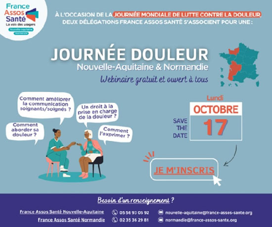 Journée mondiale de lutte contre la douleur.