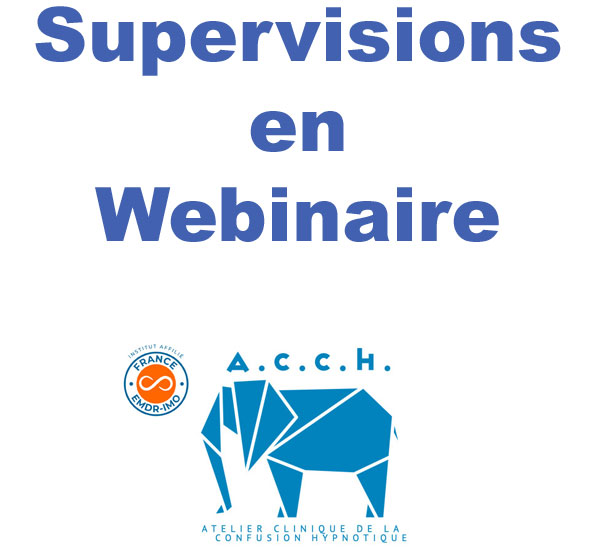 Supervisions en webinaire (distanciel) 2023-2024: Hypnose, EMDR - IMO. Supervisions en webinaire (distanciel) 2023-2024: Hypnose, EMDR - IMO.