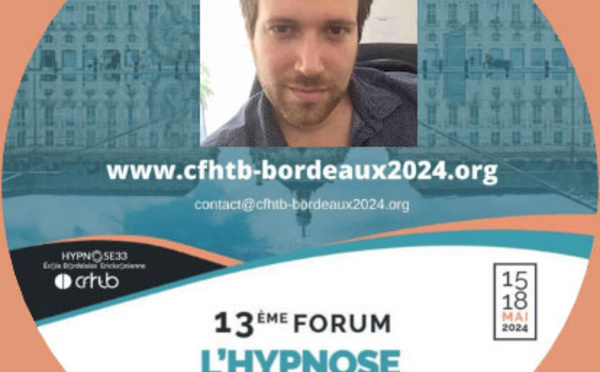 Utilisation stratégique de l’écriture automatique. Dr Nicolas GOUIN au Forum Hypnose à Bordeaux.