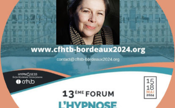 Éloge du déséquilibre, accueillir le second printemps. Frédérique MENARD au Forum Hypnose à Bordeaux