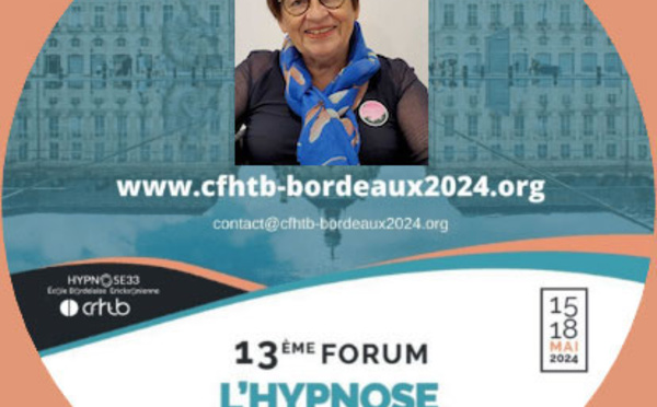 Quand l’hypnose croise la mort. Dr Jacqueline PAYRE au Forum Hypnose à Bordeaux