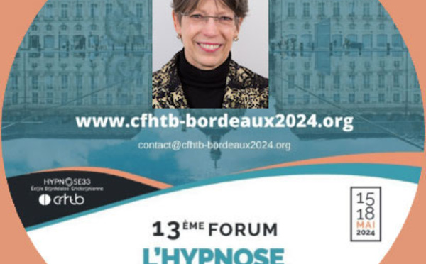4 Archétypes à Développer en Thérapie. Jane TURNER au Forum Hypnose à Bordeaux.