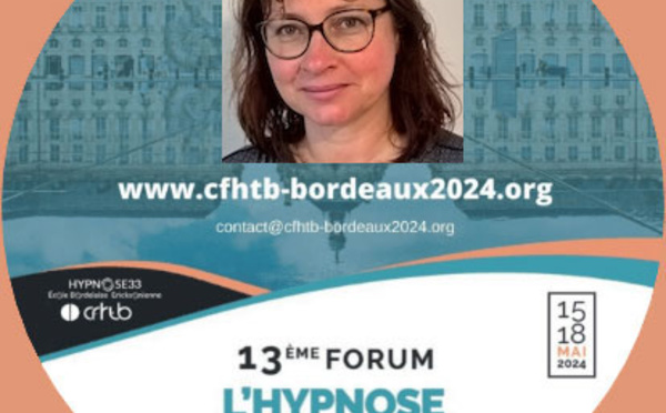 L'hypnose pour accompagner les patients Covid. Dr Frédérique RETORNAZ au Forum Hypnose à Bordeaux.