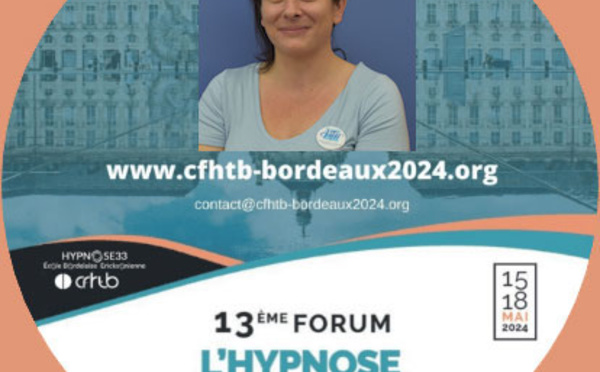 Place des mouvements alternatifs en gériatrie. Charlotte Thouvenot au Forum Hypnose à Bordeaux.