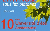 10ème Université d'été 2012, Hypnose et Thérapies Brèves Vaison-la-Romaine.